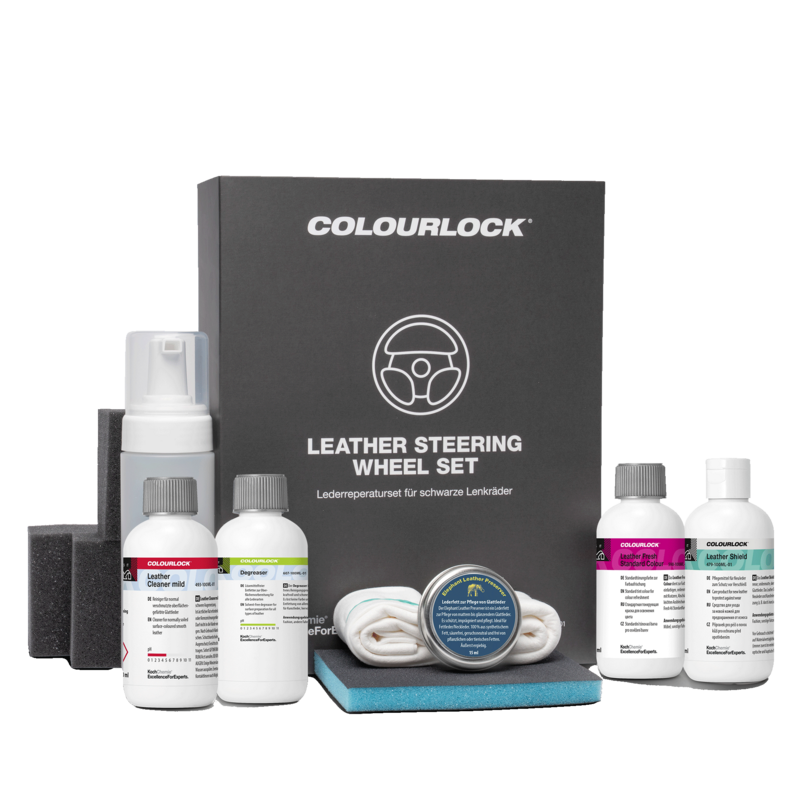 COLOURLOCK Leather Steering Wheel Set