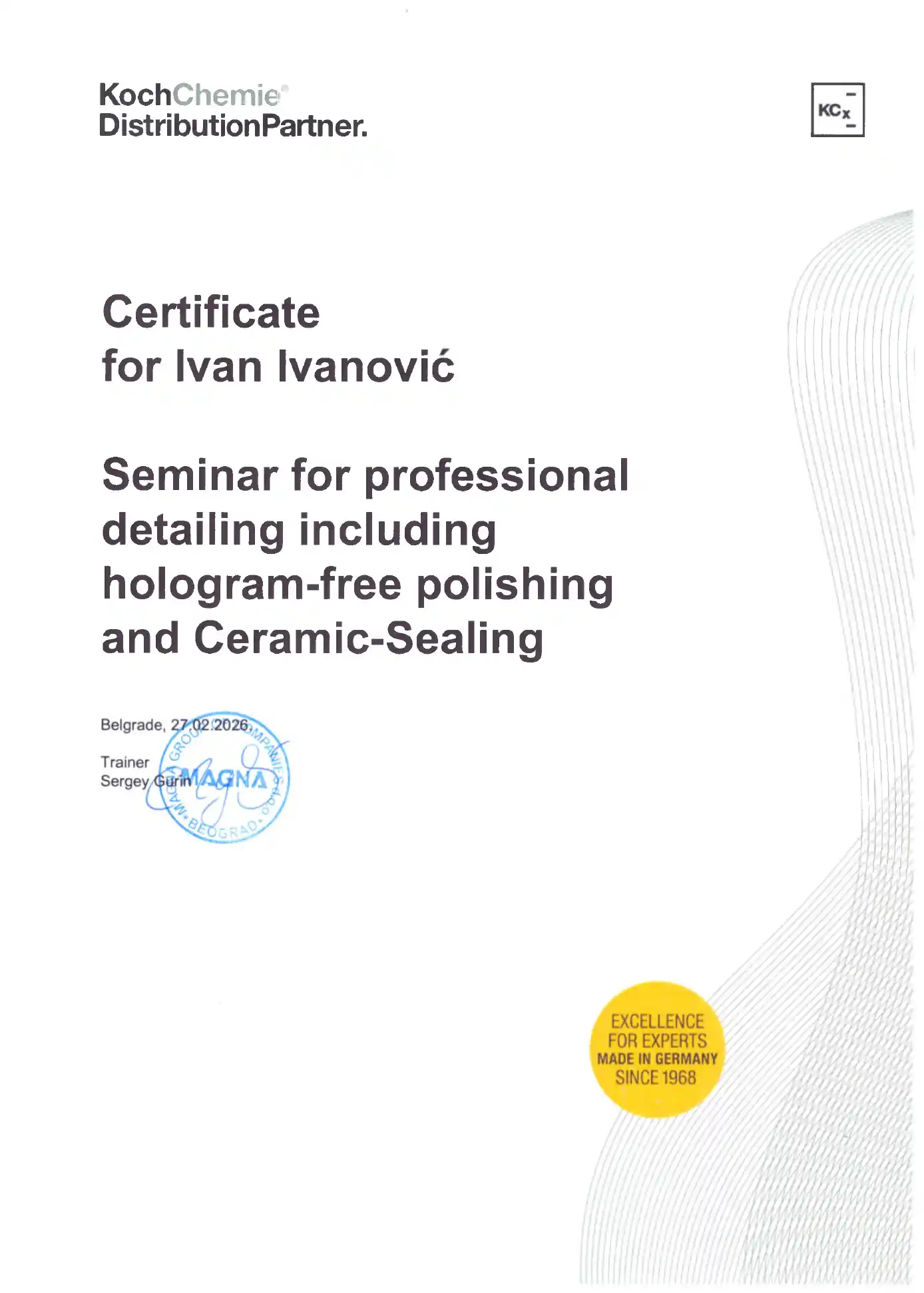 Certificate 2